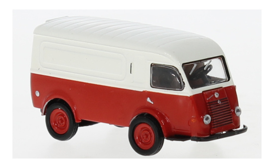 Brekina BRE14663 Renault 1000 KG - weiss , rot 1:87