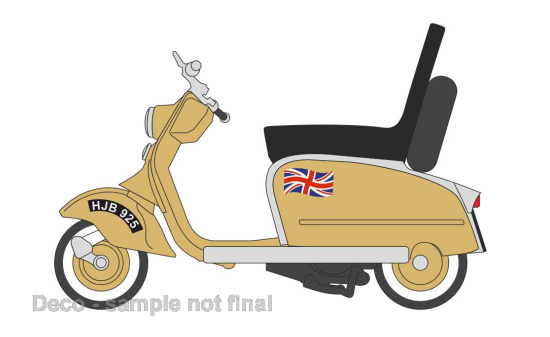 Oxford OXF76SC004 - Scooter - gold 1:76