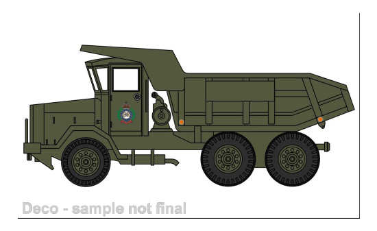 Oxford OXF76ACD003 Aveling Barford Dumper Truck - Royal Engineers 1:76