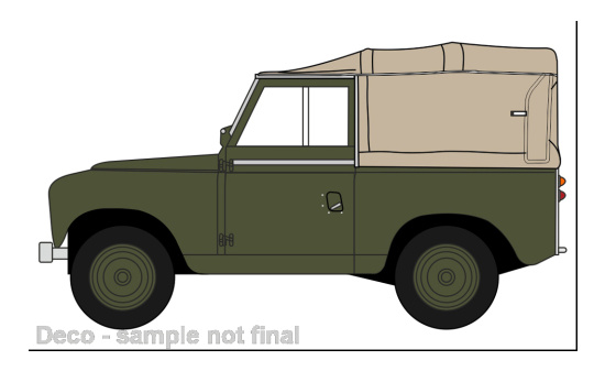 Oxford OXF43LR2S006 Land Rover Land Rover Series II SWB - REME - Vorbestellung 1:43