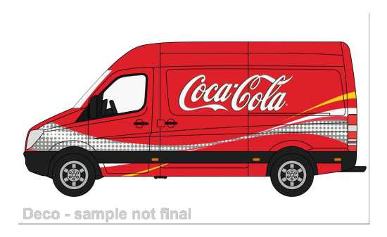 Oxford OXF76MSV007CC Mercedes Sprinter - Coca Cola - Vorbestellung 1:76