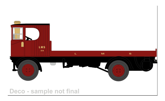 Oxford OXF76SEN001 Sentinel Flatbed - LMS 1:76