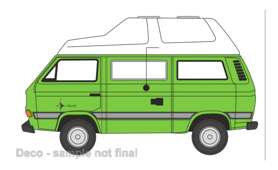 Oxford OXF76T25011 VW T25 Camper - hellgrün - Vorbestellung 1:76