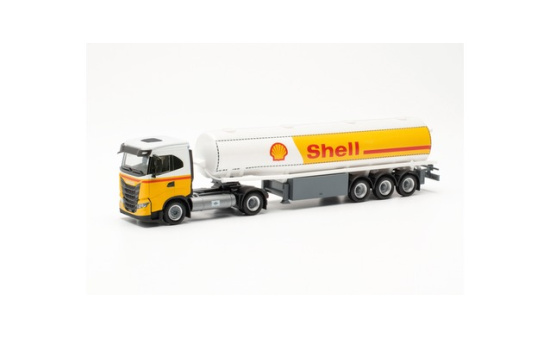 Iveco S-Way ND LNG Benzintank-Sattelzug Shell - Vorbestellung im Maßstab  1:87 von Herpa