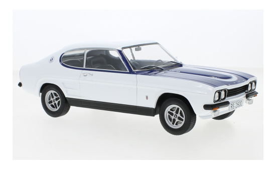 MCG MCG18294 Ford Capri MK I RS 2600 - weiss , blau 1:18