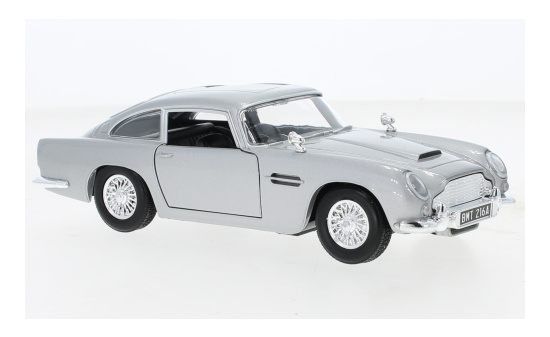 Motormax MOM79857 Aston Martin DB5 - silber - James Bond 007 - Goldfinger - Vorbestellung 1:24