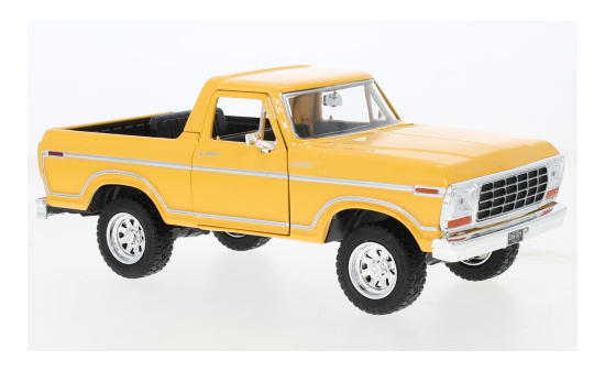 Motormax MOM79374YELLOW Ford Bronco Custom - dunkelgelb 1:24