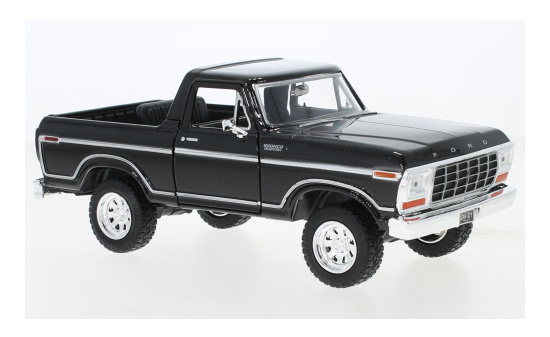 Motormax MOM79374BLACK Ford Bronco Custom - schwarz 1:24