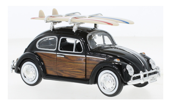 Motormax MOM79591 VW Beetle (Käfer) - schwarz , Holzoptik - Vorbestellung 1:24