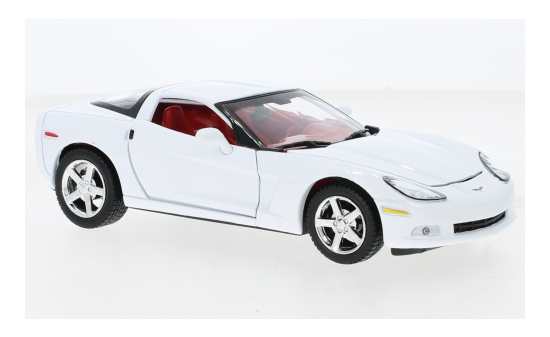 Motormax MOM73270WHITE Chevrolet Corvette (C6) - weiss - Vorbestellung 1:24