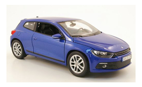 Welly WEL24007W-BLUE VW Scirocco 3 - blau (Metallic) 1:24