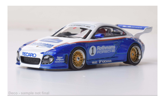 IXO IXOMOC320 Porsche 911 (997) Old & New - weiss , blau (Metallic) - Rothmans-Porsche 1:43