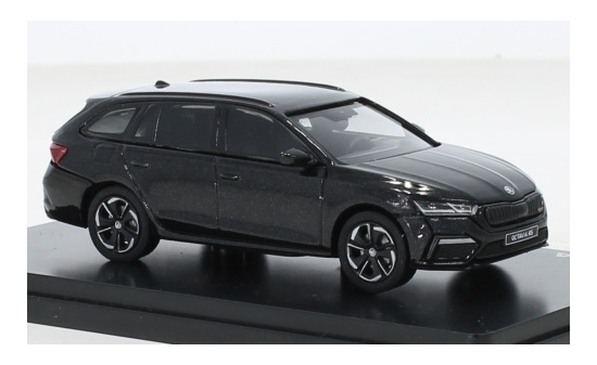 Abrex ABR143AB-039D Skoda Octavia IV Combi RS - schwarz (Metallic) 1:43