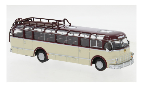 Brekina BRE58065 Saurer 5 GVF-U - dunkelrot , beige 1:87