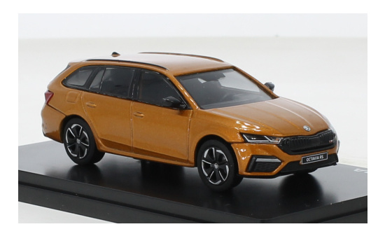 Abrex ABR143AB-039JE Skoda Octavia IV Combi RS - dunkelorange (Metallic) 1:43