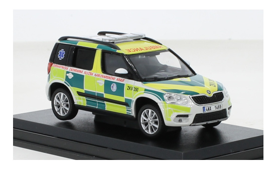 Abrex ABR143ABX-031XO Skoda Yeti FL - ZZS Karlovarskeho Kraje 200 1:43