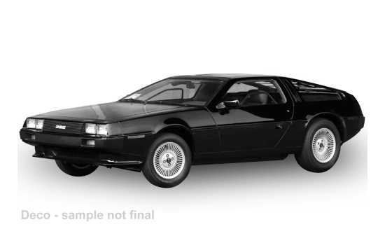 Vitesse VSS24002 DeLorean DMC12 - schwarz - Vorbestellung 1:43