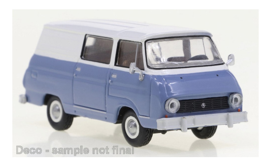 Brekina BRE30813 Skoda 1203 Halbbus - weiss , blau 1:87