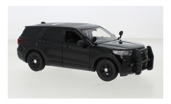 Motormax MOM76990BLACK Ford Police Interceptor Utility - schwarz - Vorbestellung 1:24