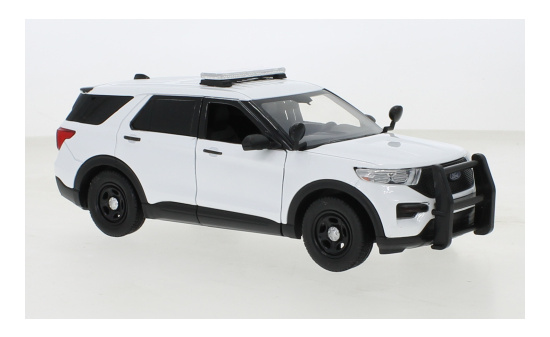 Motormax MOM76988WHITE Ford Police Interceptor Utility - weiss - Vorbestellung 1:24