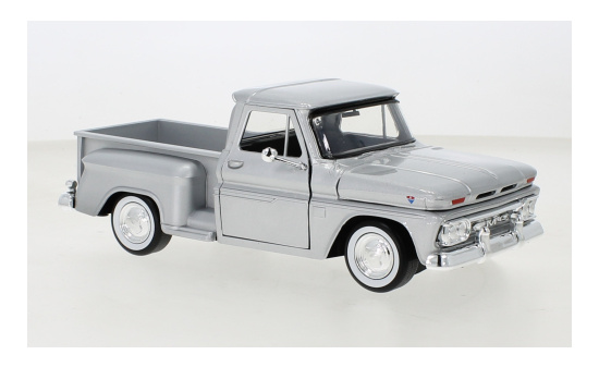 Motormax MOM79379SILVER GMC C-1000 Fenderside - silber 1:24