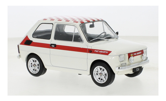 MCG MCG18325 Fiat 126 Abarth-Look - weiss 1:18