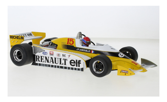 MCG MCG18616F Renault RS10 - GP Frankreich - J-P.Jabouille 1:18