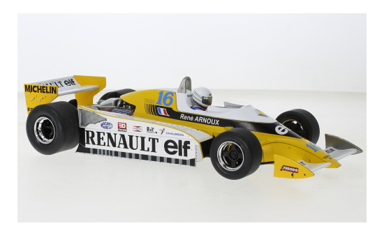 MCG MCG18617F Renault RS10 - GP Großbritannien - R.Arnoux 1:18