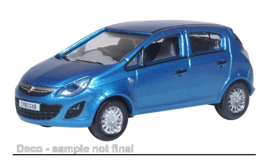 Oxford OXF76VC005 Vauxhall Corsa - blau (Metallic) - Vorbestellung 1:76