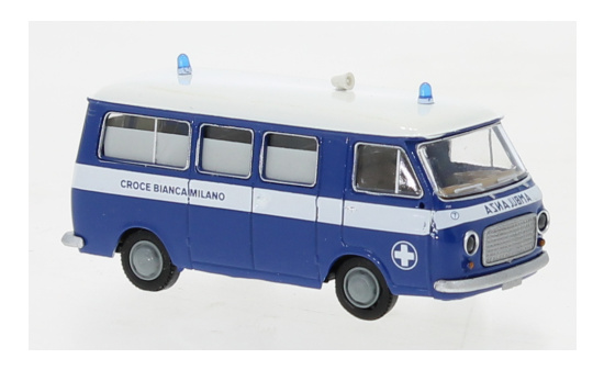 Brekina BRE34418 Fiat 238 Bus - Croce Bianca Milano 1:87