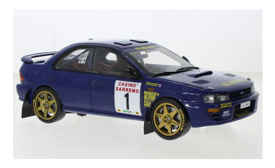 Sun Star SUN5524 Subaru Impreza 555 - Rallye San Remo - C.McRae - D.Ringer - Vorbestellung 1:18