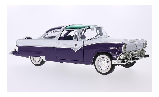 Lucky Die Cast 92138bluewhite Ford Crown Victoria, violett/weiss, 1955 1:18