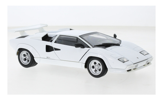 Welly WEL24112WHITE Lamborghini Countach LP 5000 S - weiss 1:24