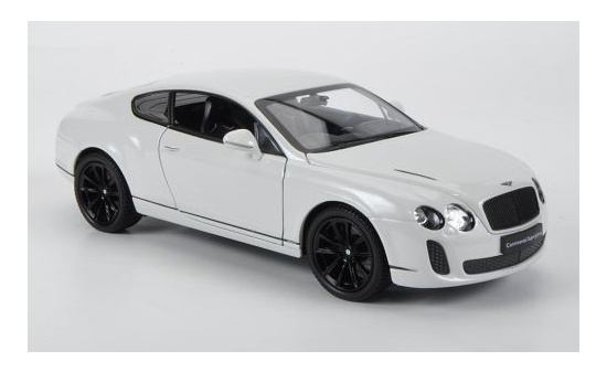 Welly WEL24018WHITE Bentley Continental Supersports - weiss 1:24