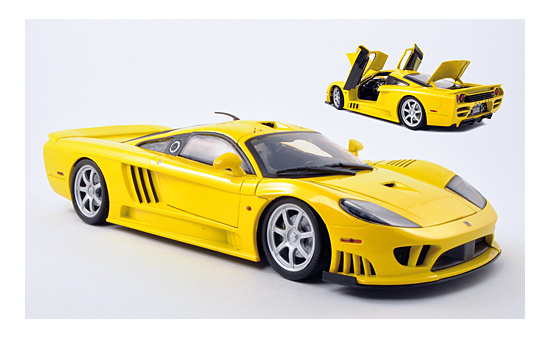 Motormax MOM73005yellow Saleen S7, gelb - Vorbestellung 1:12