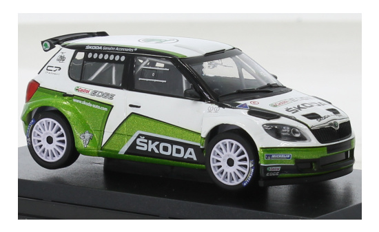 Abrex ABR143XAB-604T2a Skoda Fabia II FL S2000 - Skoda Motorsport Design 1:43