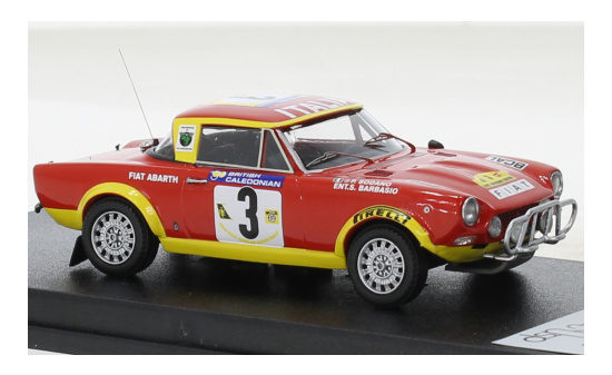 Trofeu TRODSN-105 Fiat 124 Abarth Rallye - Safari Rallye - S.Barbasio - P.Sodano 1:43