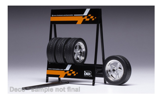 IXO IXO18SET025W Zubehör Penta Wheels - silber 1:18