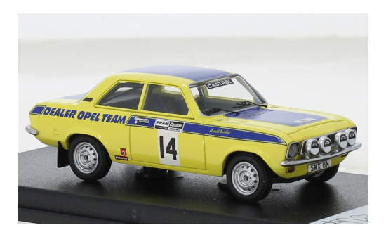 Trofeu DSN-110 Opel Ascona A, No.20, Dealer Opel Team, Welsh Rally, R.Brookes/R.Hudson-Evans, 1974 1:43