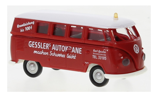 Brekina BRE31622 VW T1b Kombi Gesslers - Gesslers Autokran 1:87