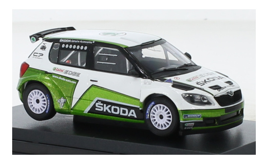 Abrex ABR143XAB-604T2s Skoda Fabia II FL S2000 - Skoda Motorsport Design 1:43