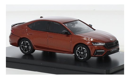 Abrex ABR143ABZ-037JG Skoda Octavia IV RS - dunkelorange (Metallic) 1:43