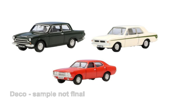 Oxford OXF76SET84 Ford 3er Set: 1:76