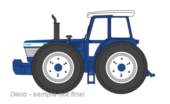 Oxford OXF76FCT001 Ford County Tractor - blau - Vorbestellung 1:76