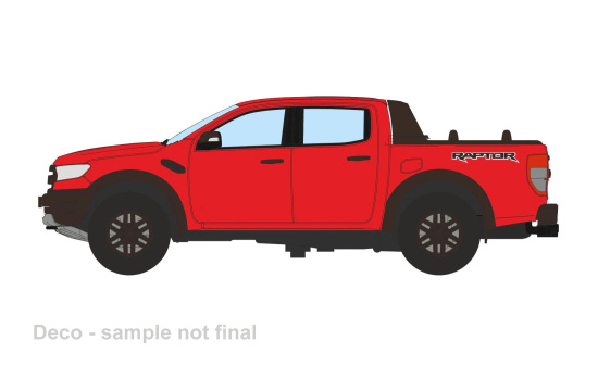 Oxford OXF76FR002 Ford Ranger Raptor - rot 1:76