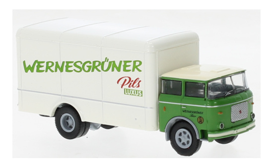 Brekina BRE71859 LIAZ 706 Koffer - Wernesgrüner 1:87