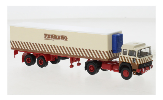 Brekina BRE83284 Magirus 310 D 16 Kühlkoffer-SZ - Ferrero 1:87