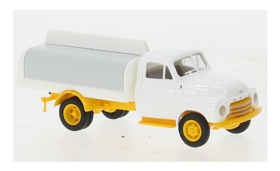 Brekina BRE35340 Opel Blitz Geränkeaufbau - weiss , gelb 1:87