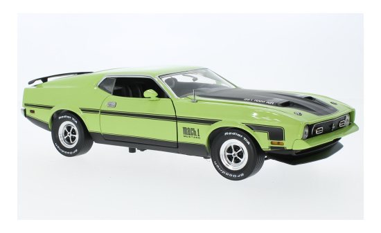 Sun Star SUN3638 Ford Mustang Mach I - hellgrün , schwarz 1:18