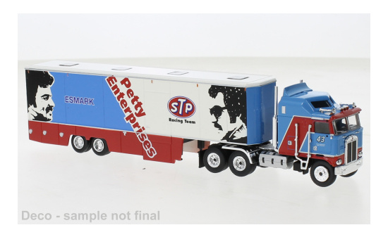 Brekina BRE85736 Kenworth K 100 Aerodyne Renntransport-SZ - STP 1:87